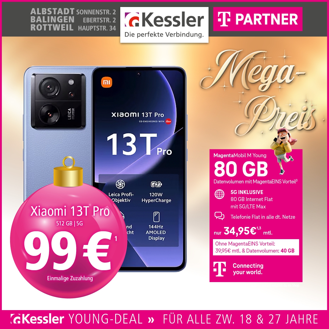 MagentaMobil M Young mit Xiaomi 13T Pro