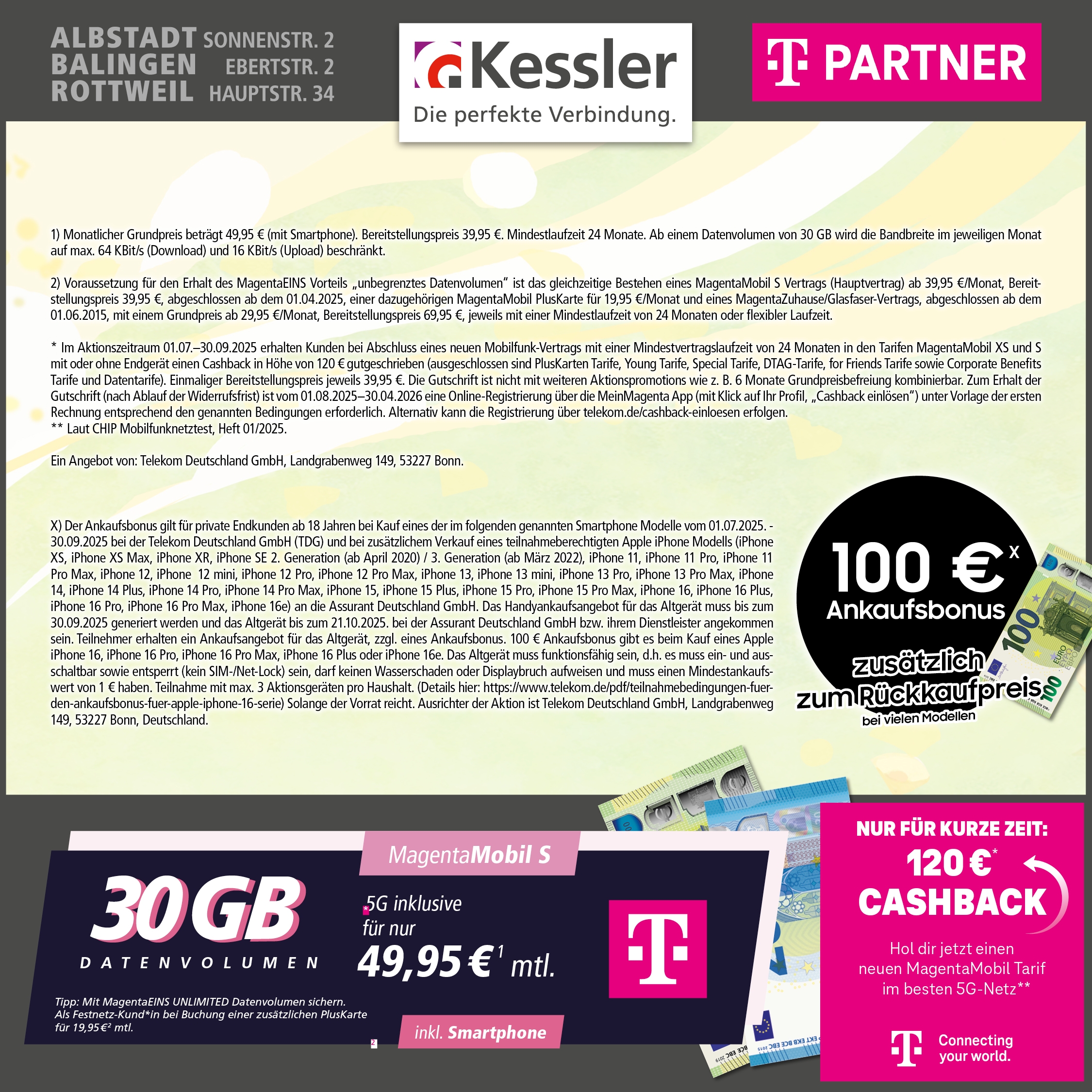 MagentaMobil S mit iPhone 16