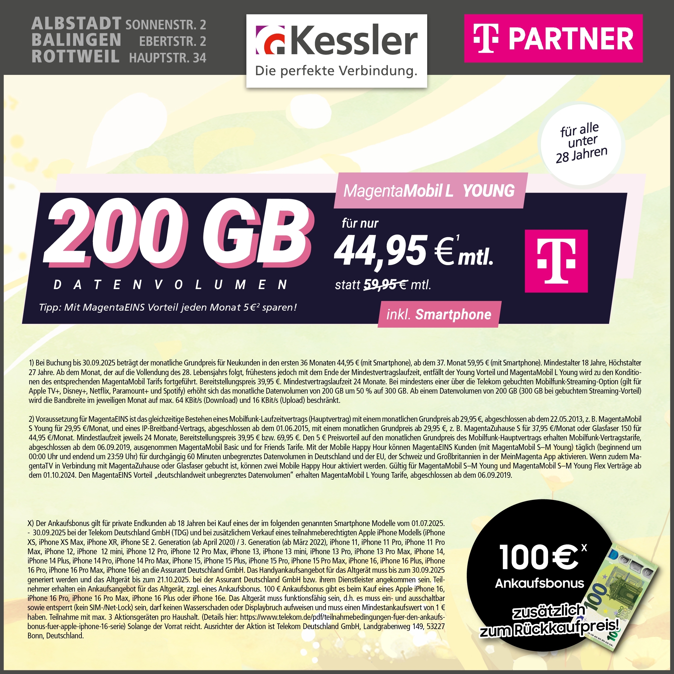 MagentaMobil L Young und IPhone 16 Pro