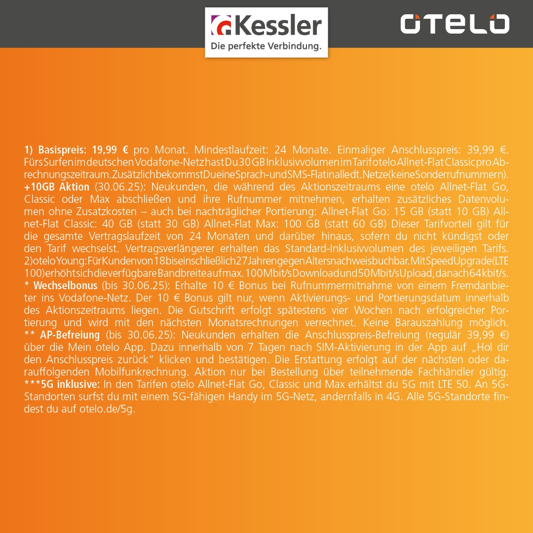 OTELO Classic mit Samsung A56 128GB