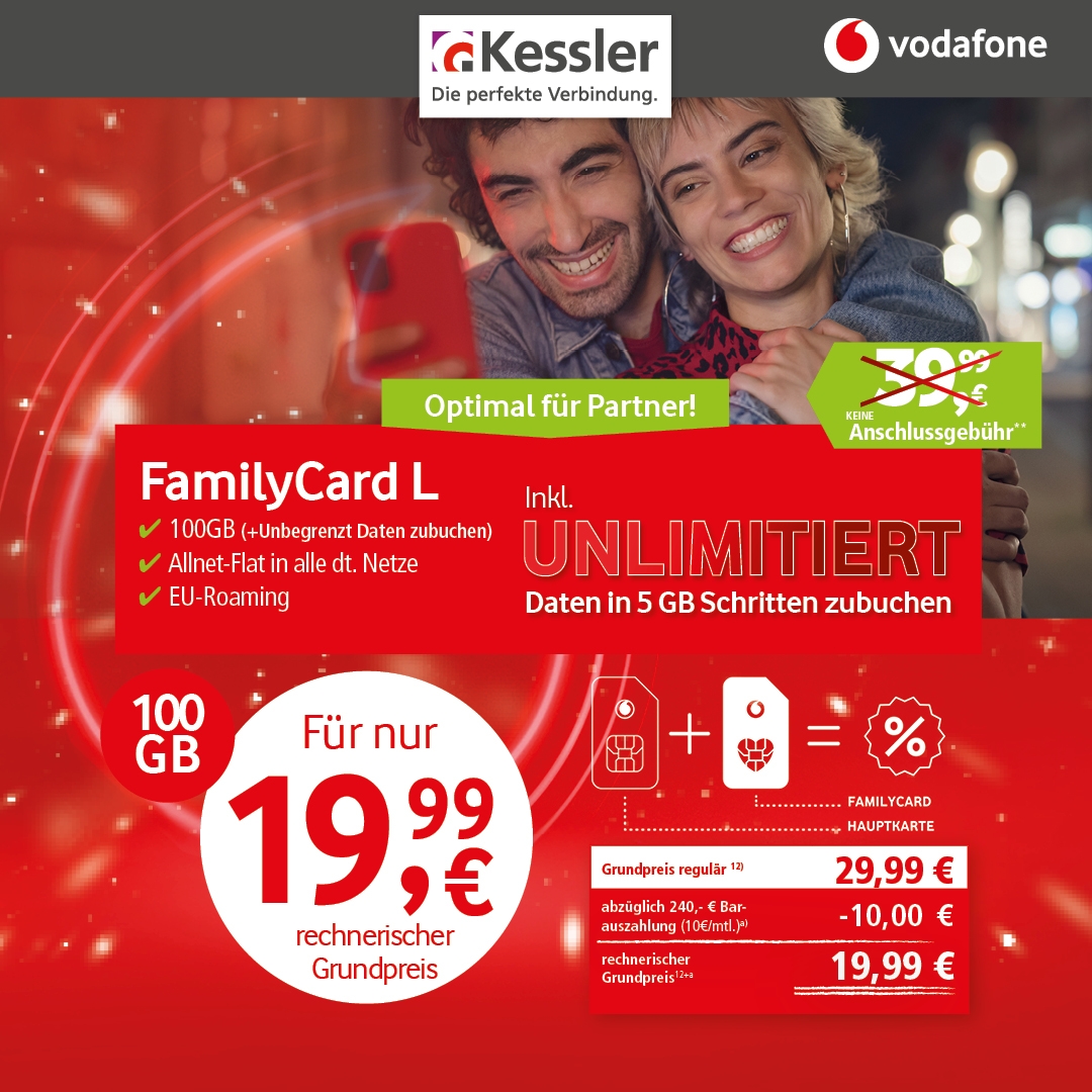 Vodafone Family Card L Unlimited
