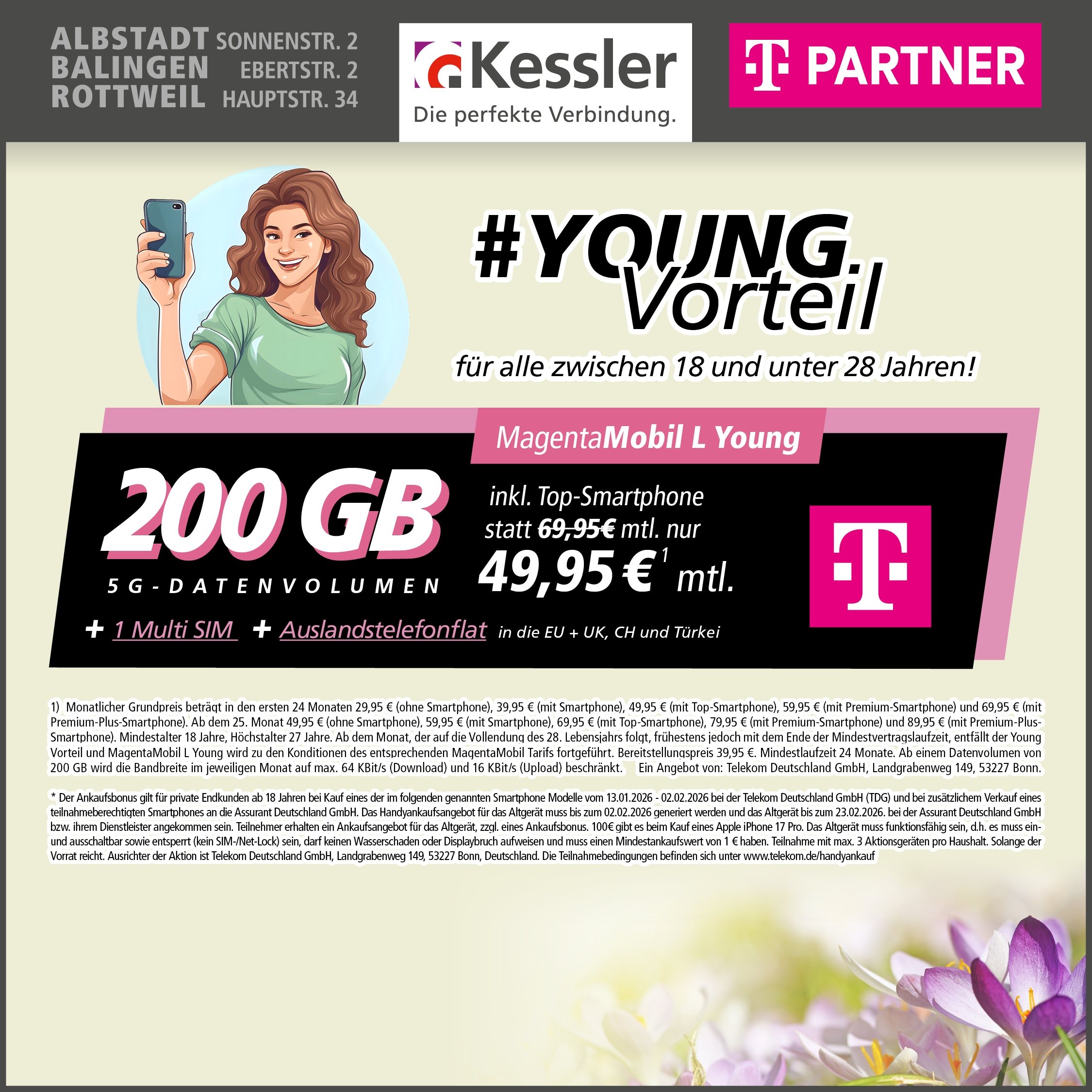 MagentaMobil L Young mit iPhone 17 Pro