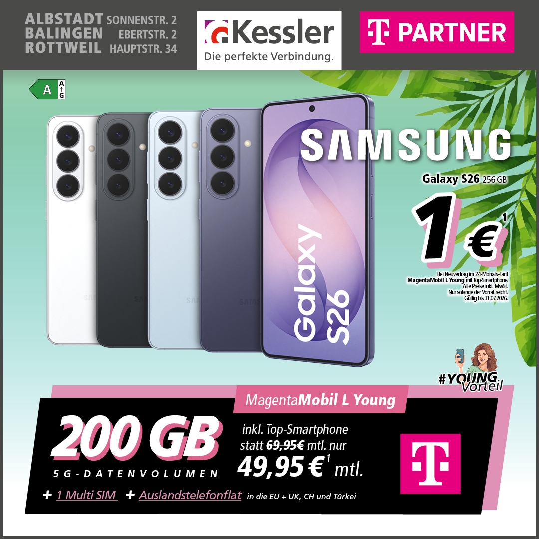 MagentaMobil Young L mit Galaxy S26