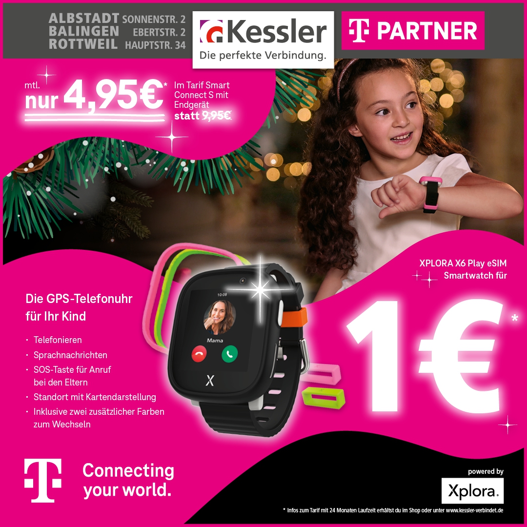 Weihnachtsangebot: Xplora Kids Watch