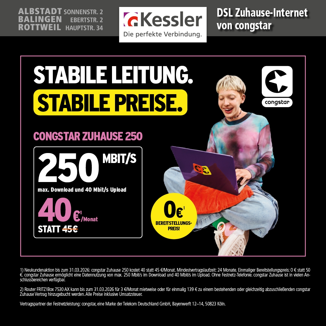 Congstar Zuhause 250 DSL