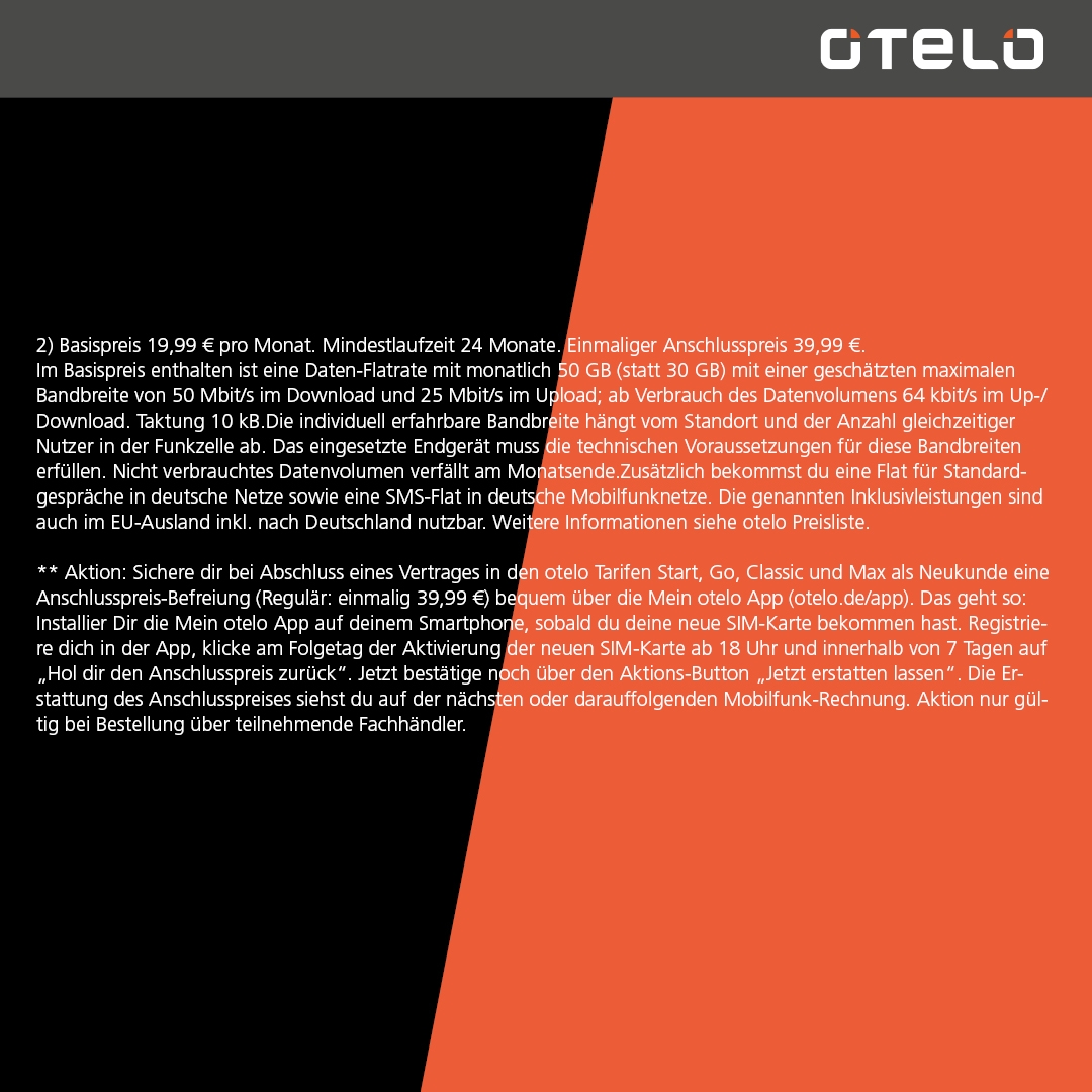 OTELO Classic mit Samsung A56 128GB