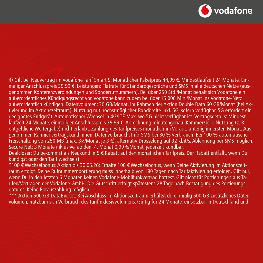 Vodafone Smart L mit Google Pixel 11 Pro