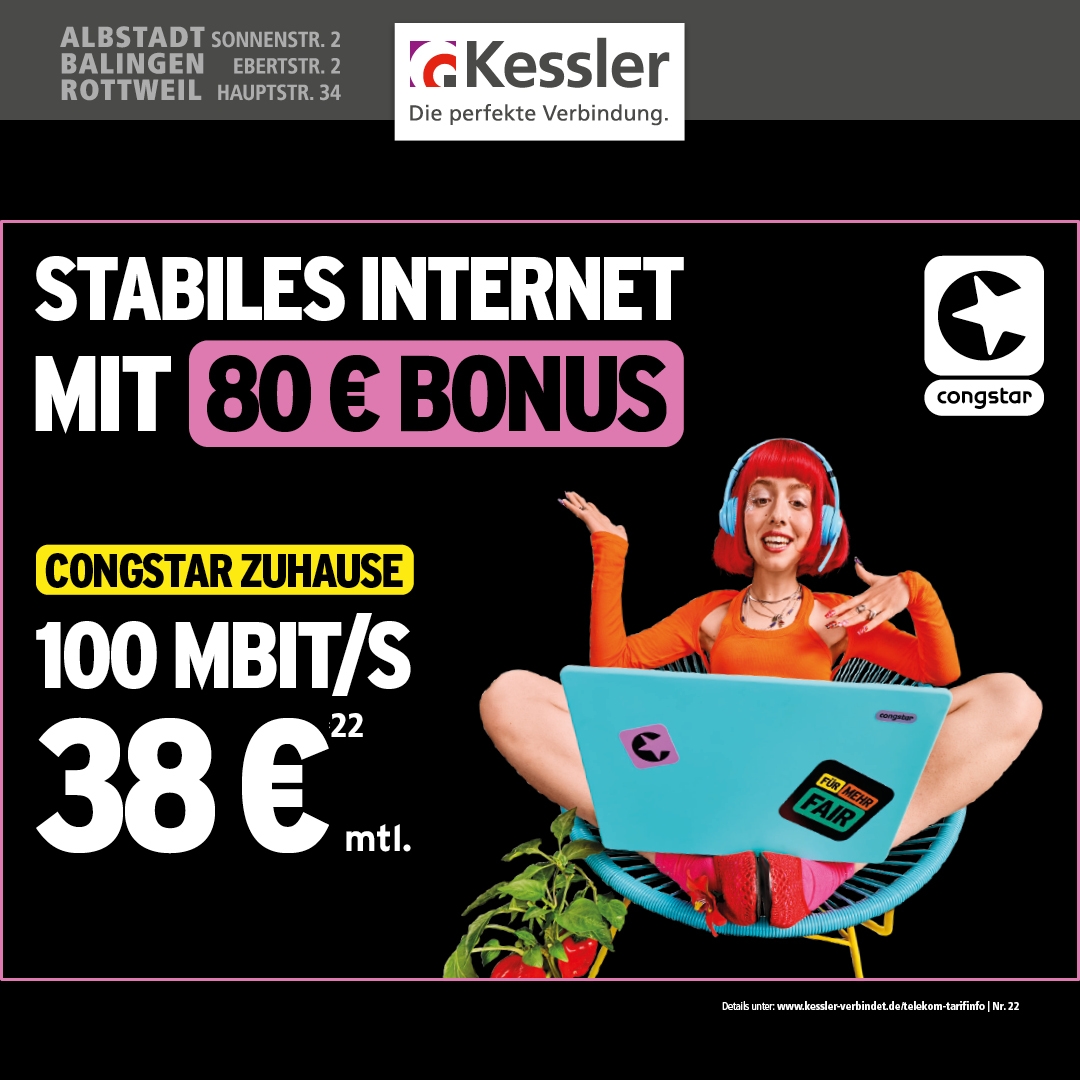 Congstar Zuhause 100 DSL