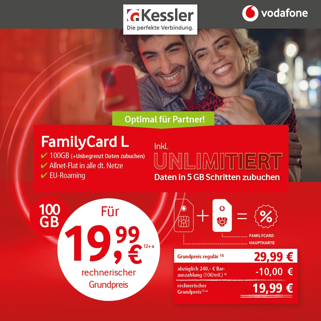 Vodafone Family Card L Unlimited