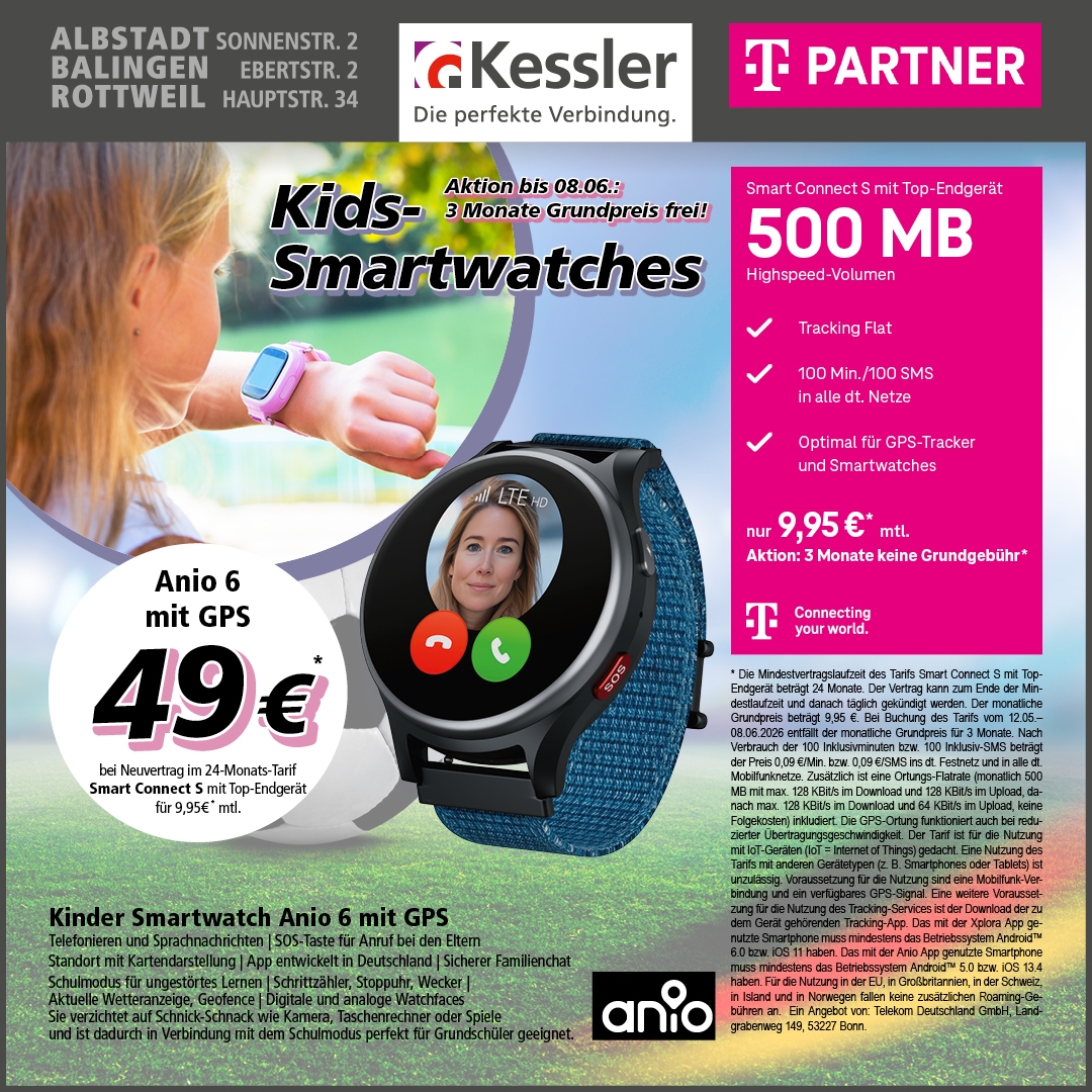 Anio 6 SmartWatch für Kinder