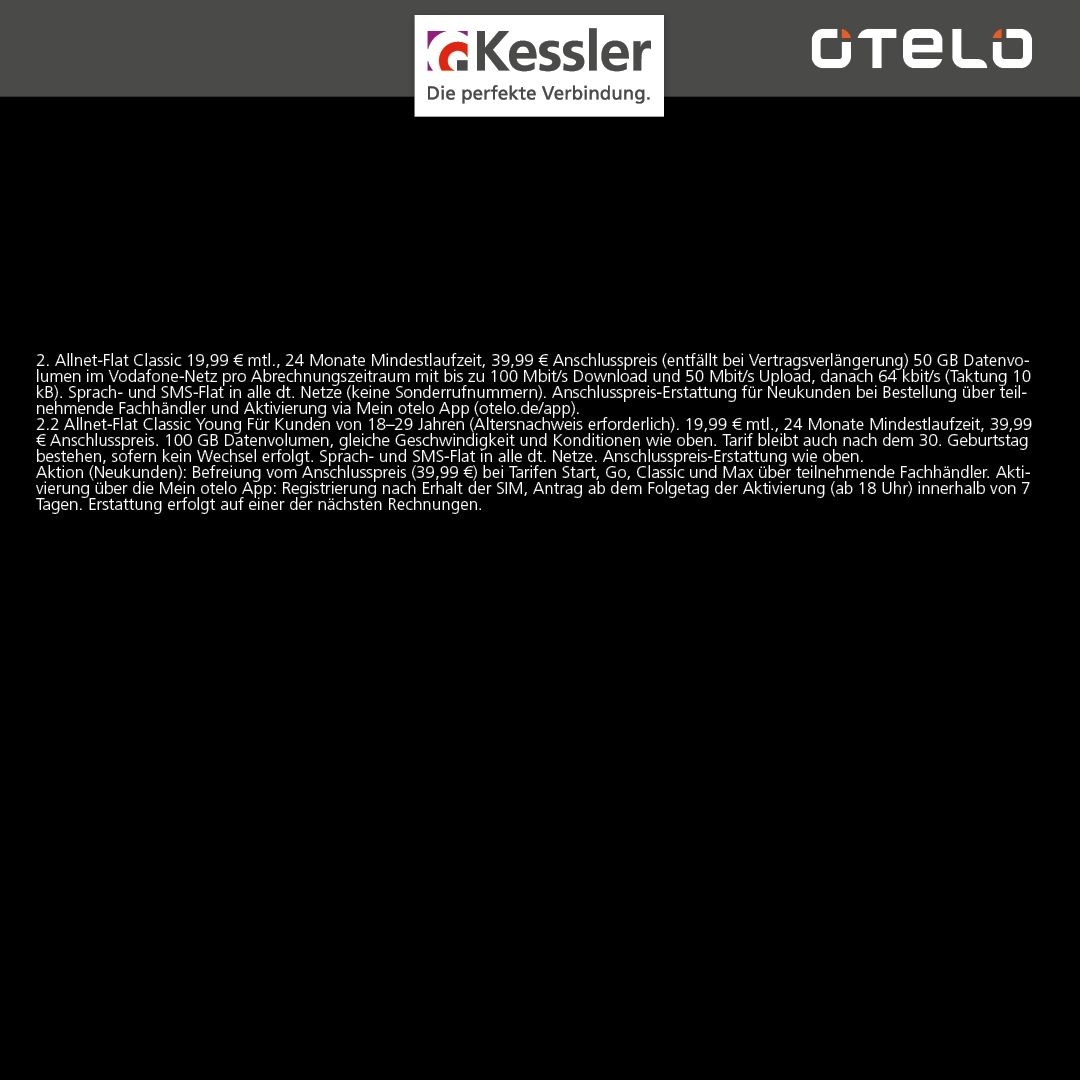 OTELO Allnet Classic mit Samsung Galaxy A37 128GB