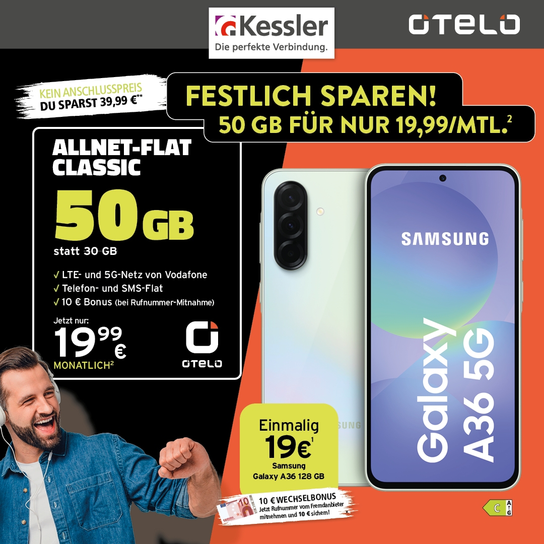 OTELO Classic mit Samsung A36 128GB