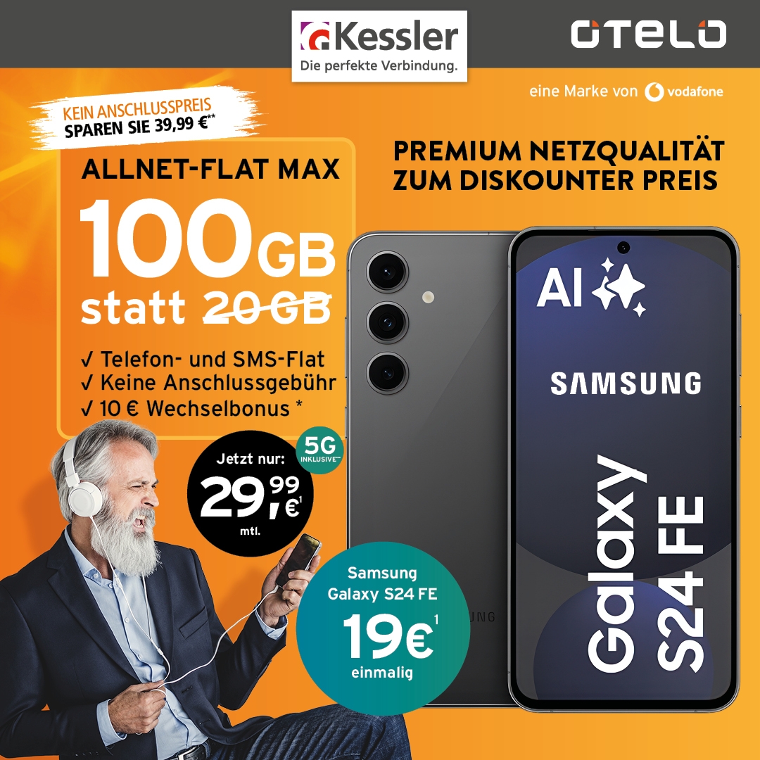 OTELO Allnet-Flat Max mit Galaxy S24 FE