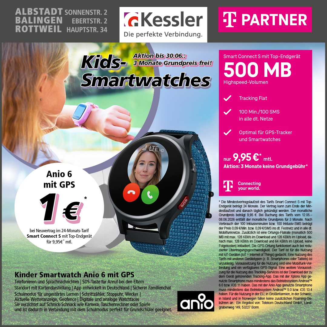 Anio 6 SmartWatch für Kinder