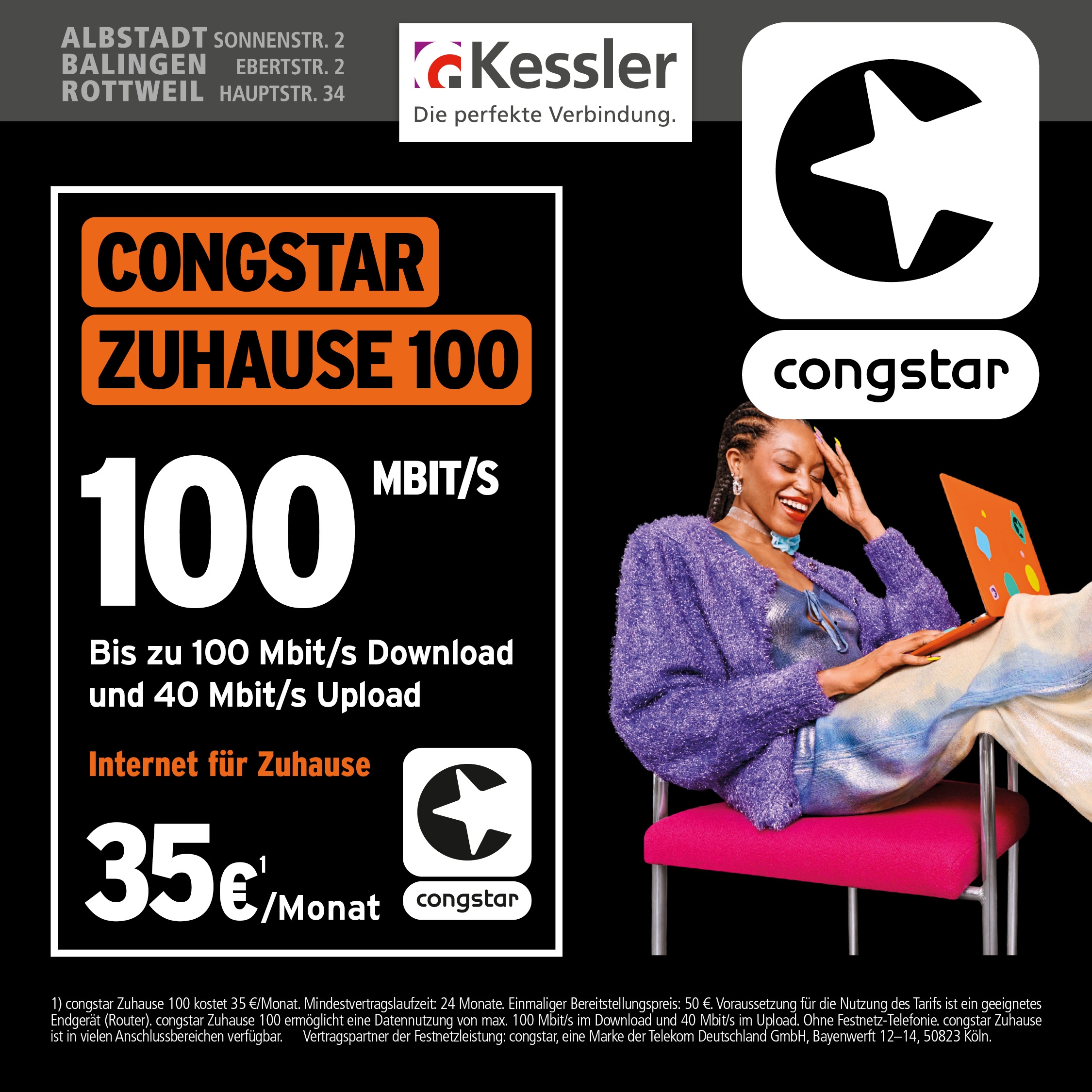 Congstar Zuhause 100 DSL