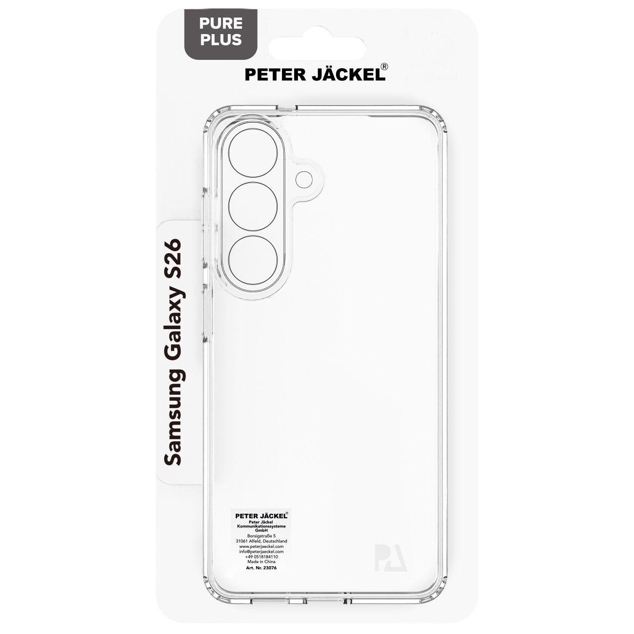 Back Cover Pure Plus Samsung S26 5G Clear
