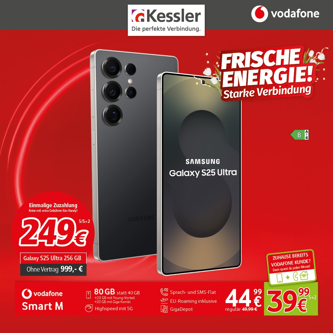 Vodafone Smart M mit Galaxy S25 Ultra