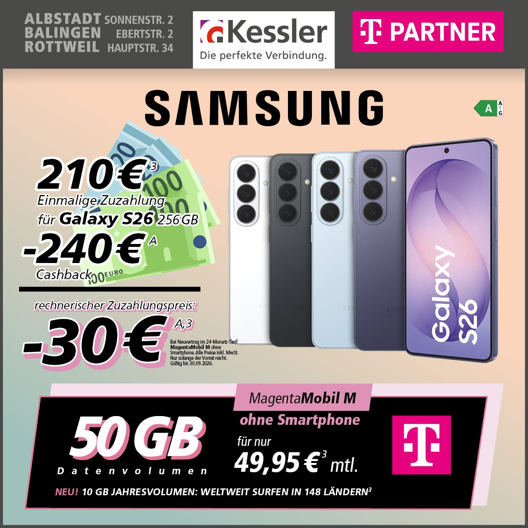 MagentaMobil M mit Galaxy S26