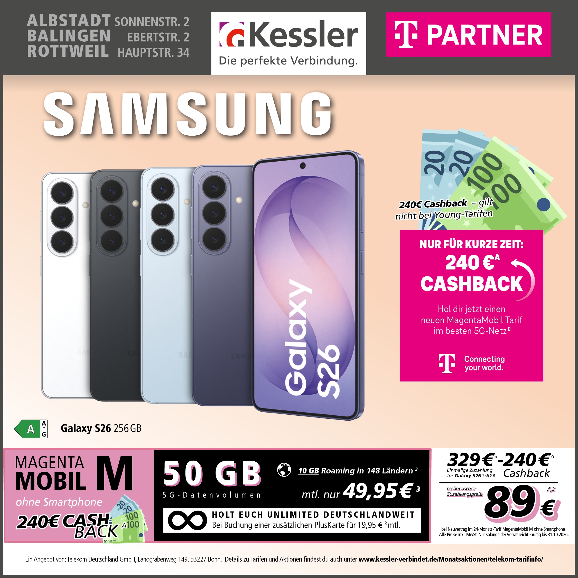 MagentaMobil M mit Galaxy S26