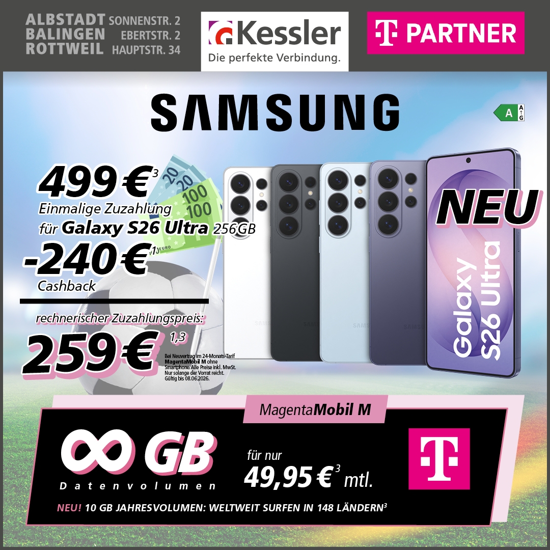 MagentaMobil M mit Galaxy S26 Ultra