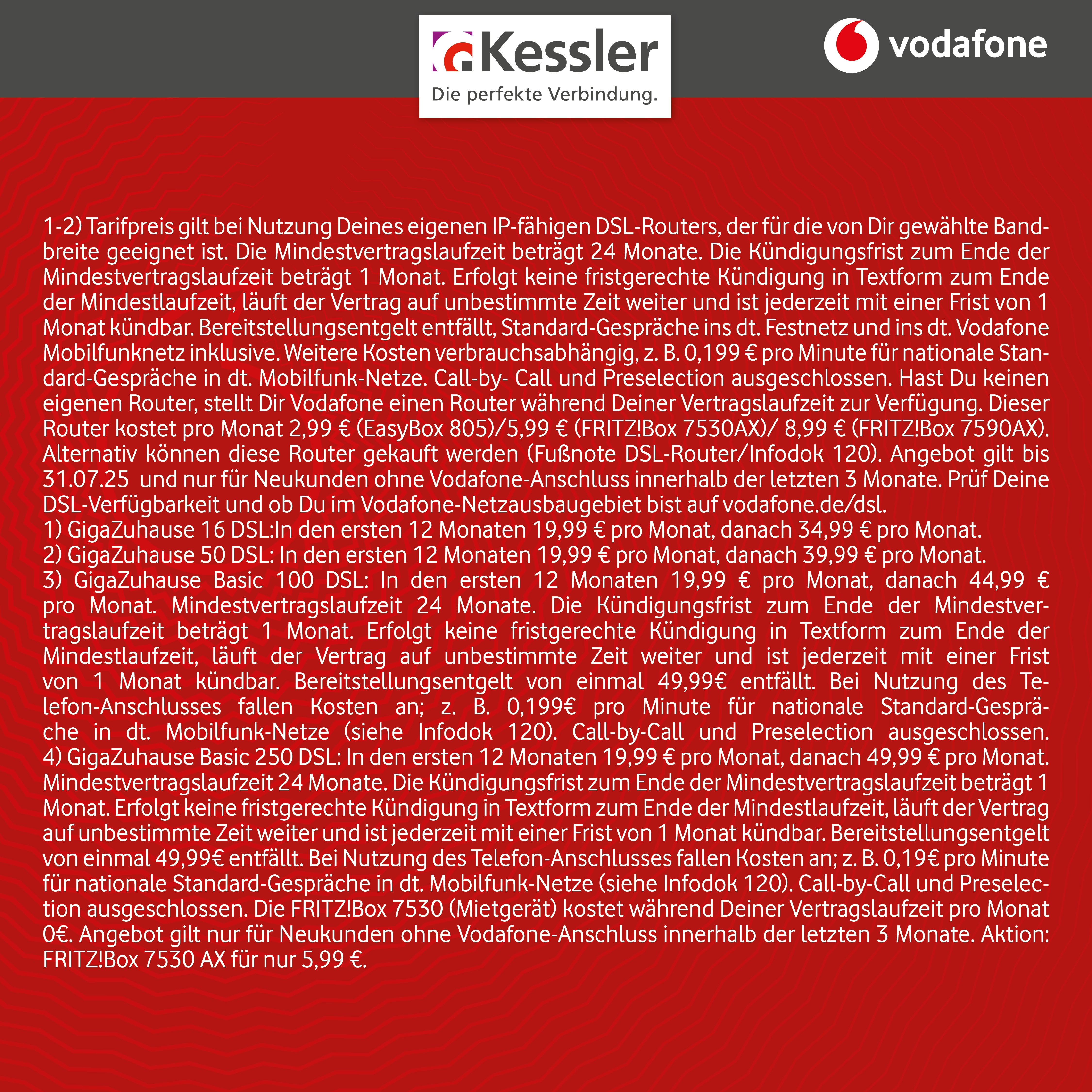 Vodafone DSL Angebote