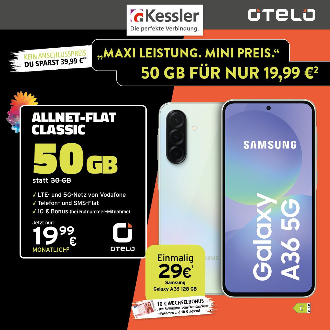 OTELO Allnet-Flat Max mit Google Pixel 9a