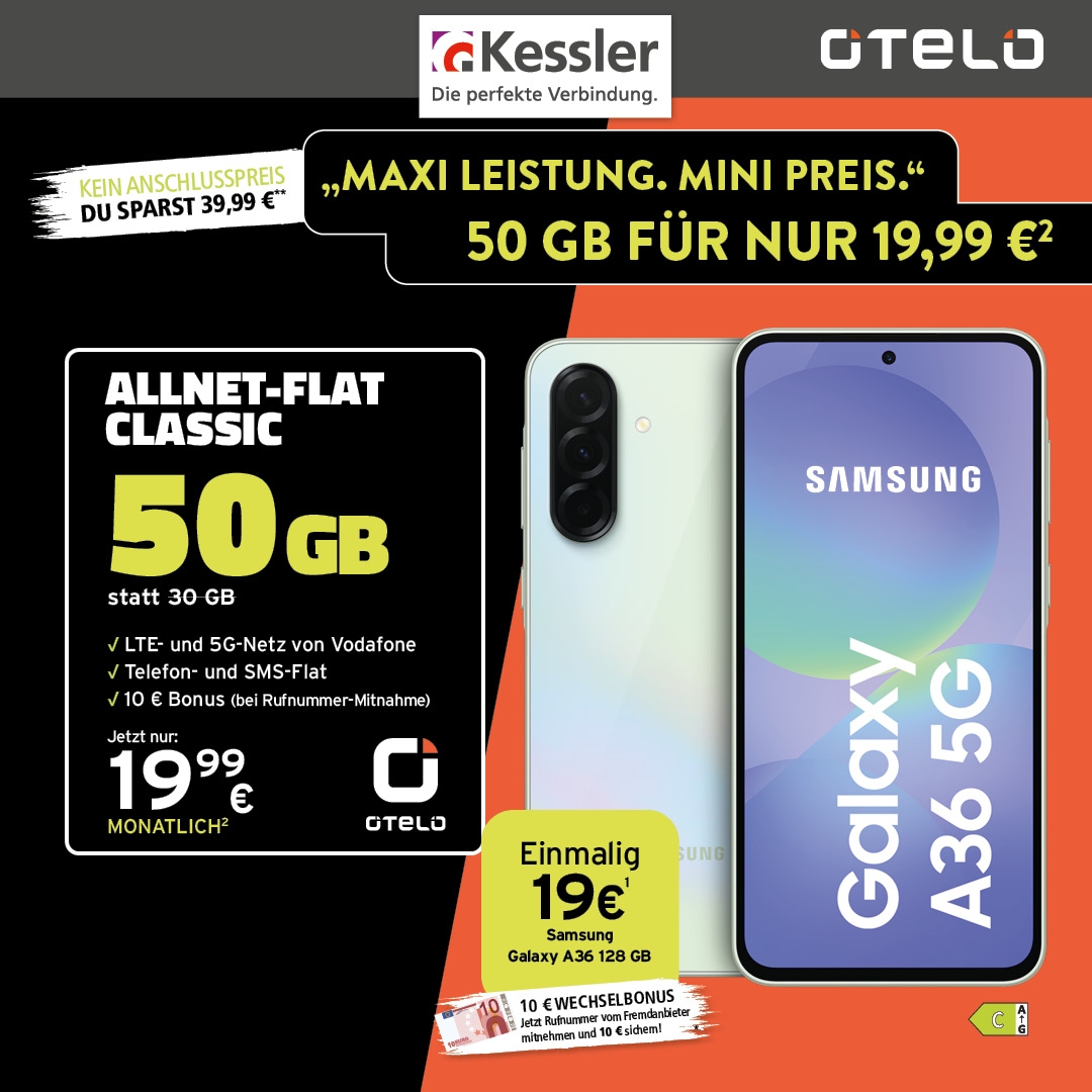 OTELO Classic mit Samsung A36 128GB