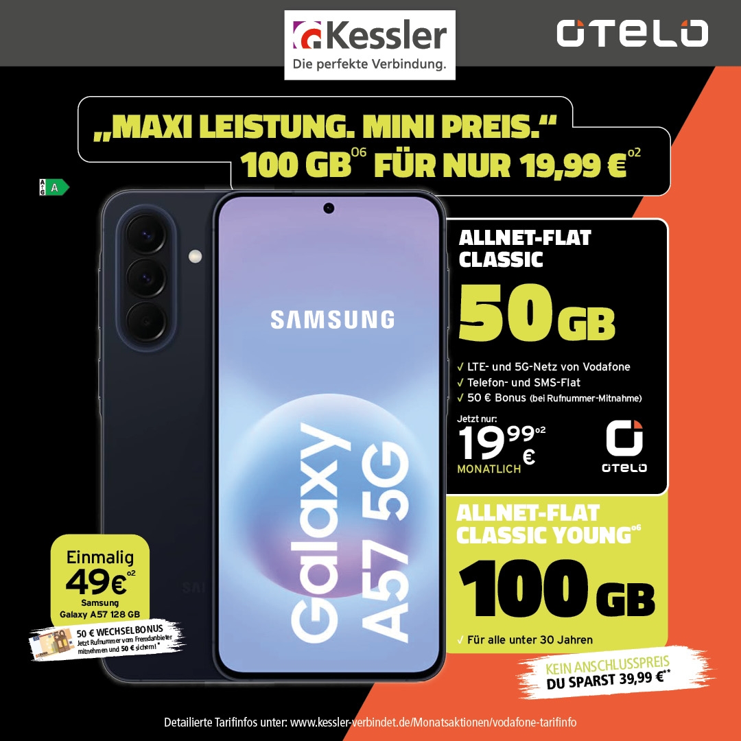 OTELO Classic Plus mit Galaxy A57 128GB