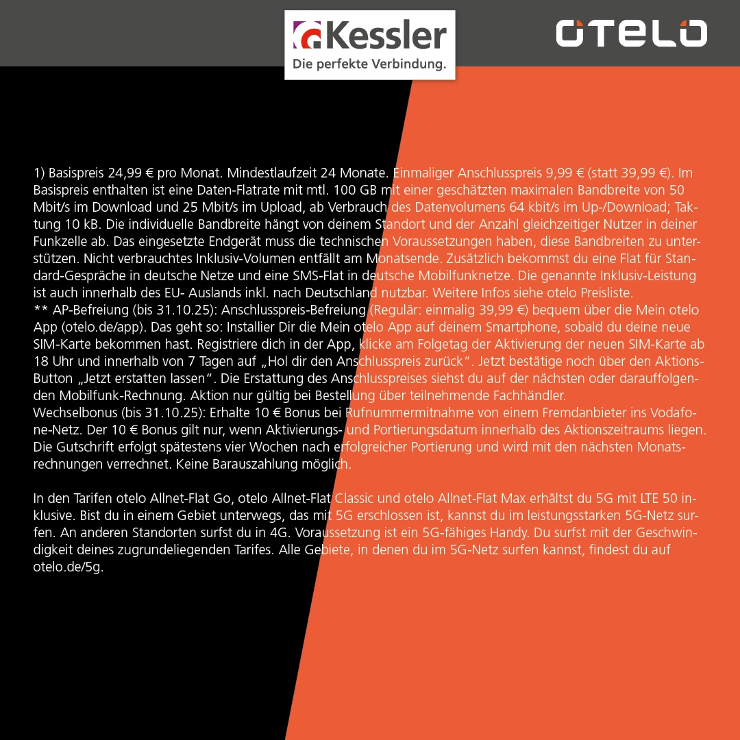 OTELO Classic mit Xiaomi Note 14 Pro 256GB