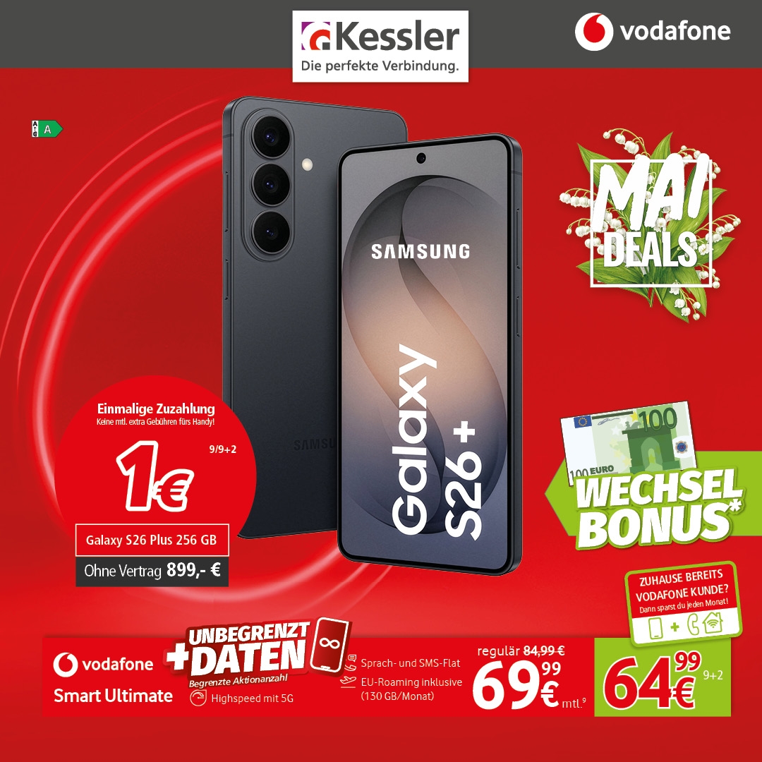 Vodafone Smart Ultimate mit Galaxy S26+