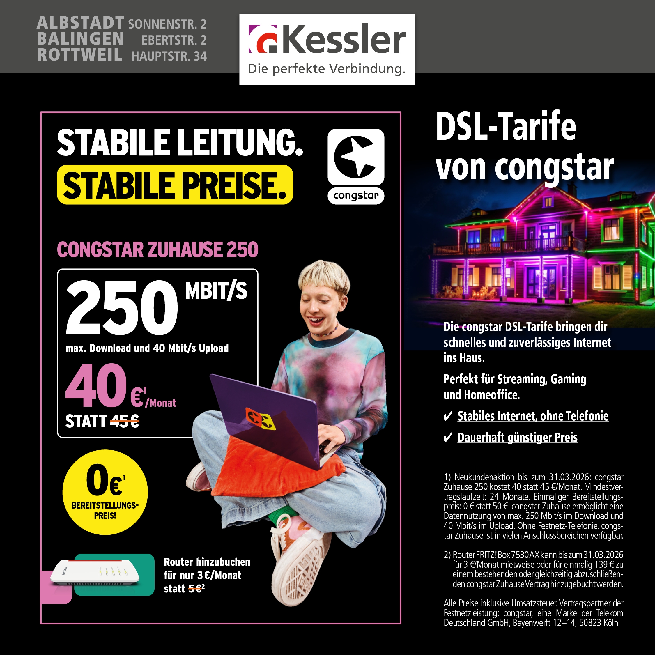 Congstar Zuhause 250 DSL