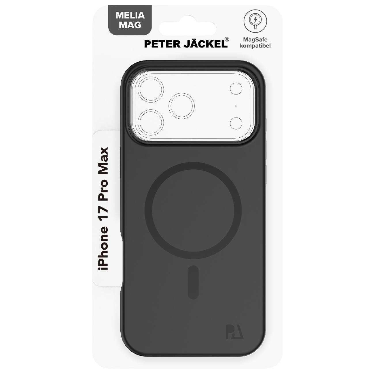 Back Cover Melia Mag Apple iPhone 17 Pro Max Black