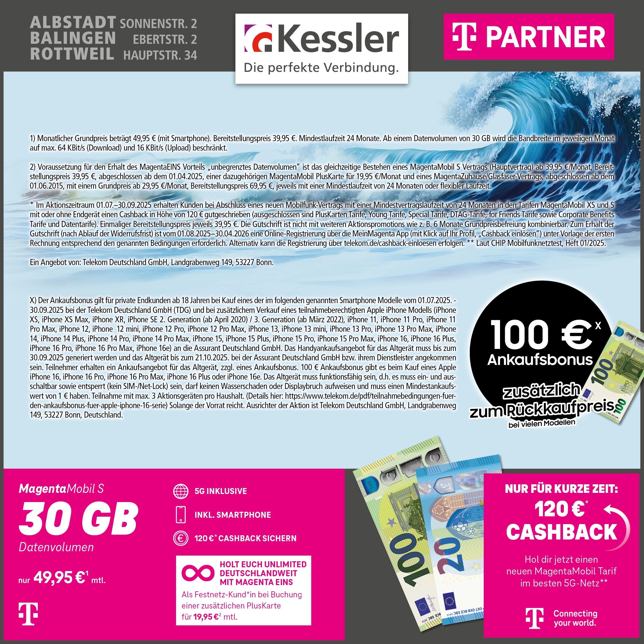 MagentaMobil S mit iPhone 16