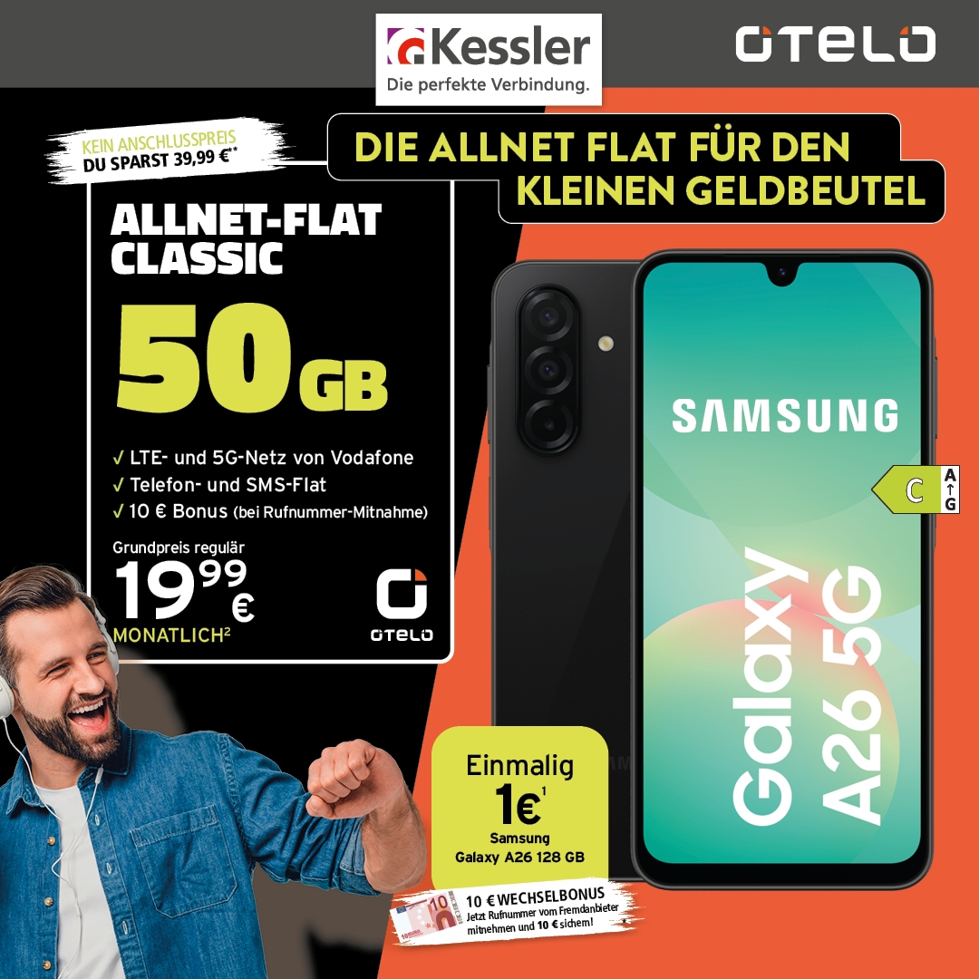 OTELO Classic mit Samsung A26 128GB