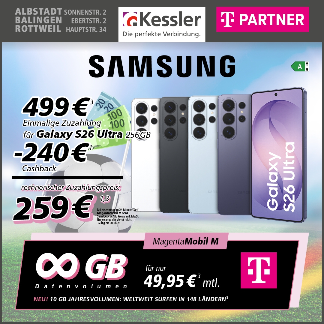 MagentaMobil M mit Galaxy S26 Ultra