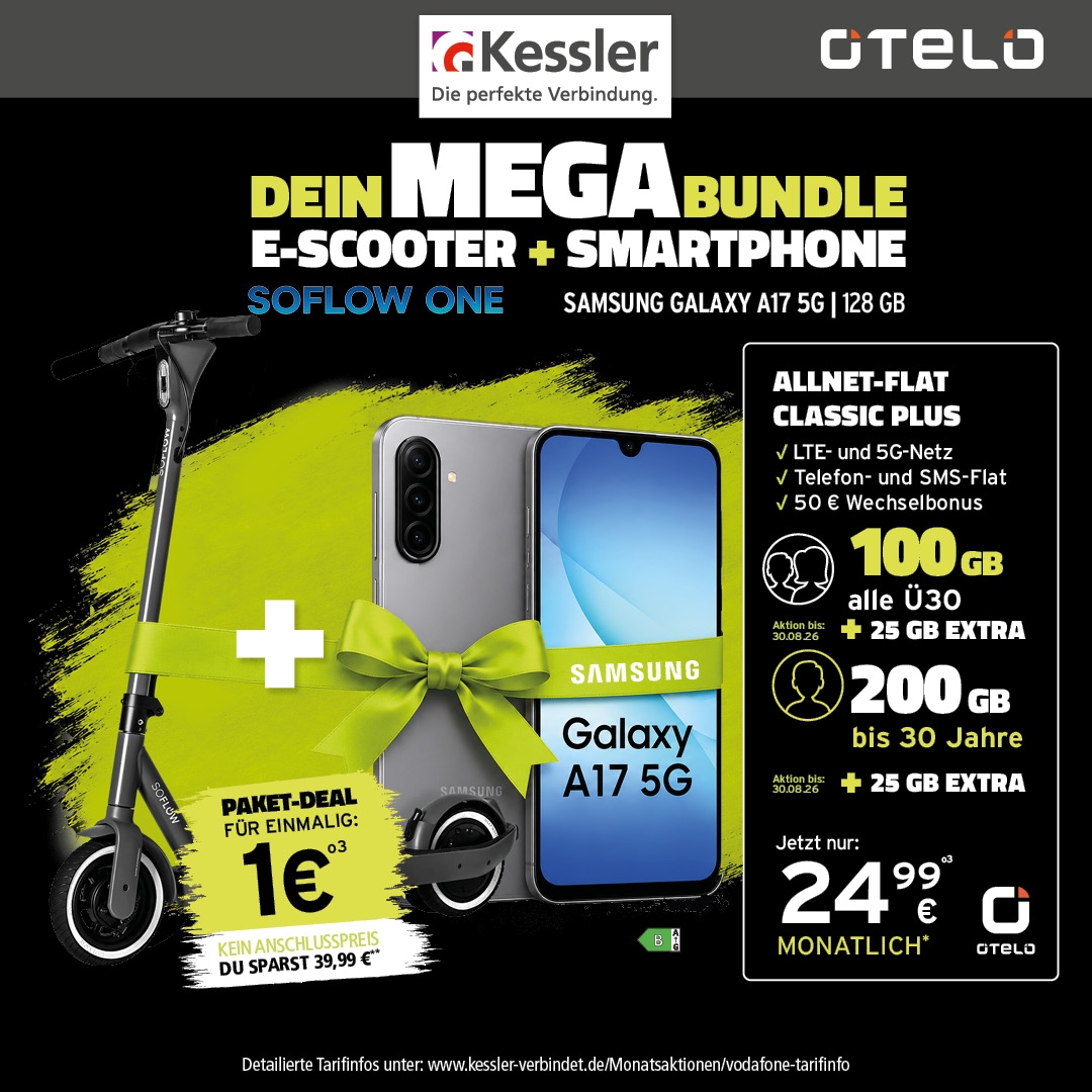 OTELO Allnet Classic Plus mit E-Scooter&Galaxy A17
