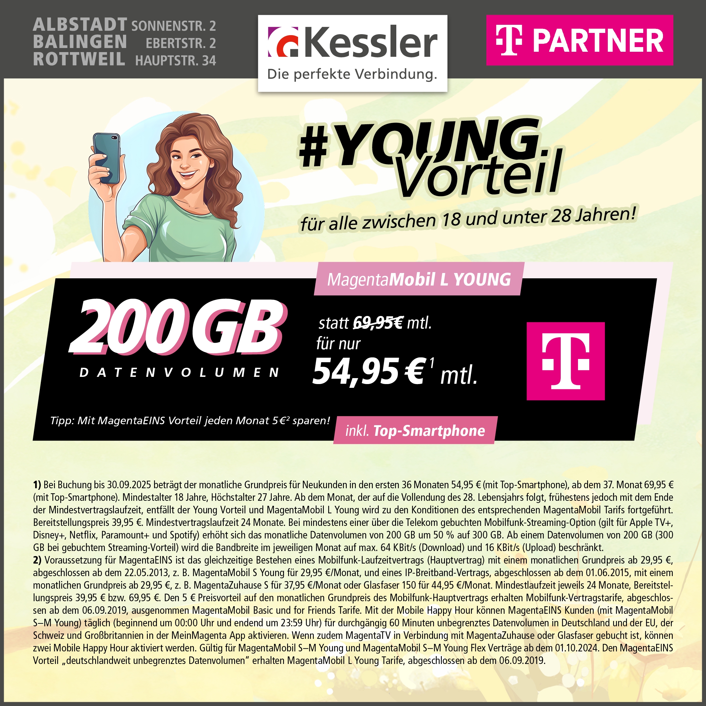 MagentaMobil L Young mit iPhone 17