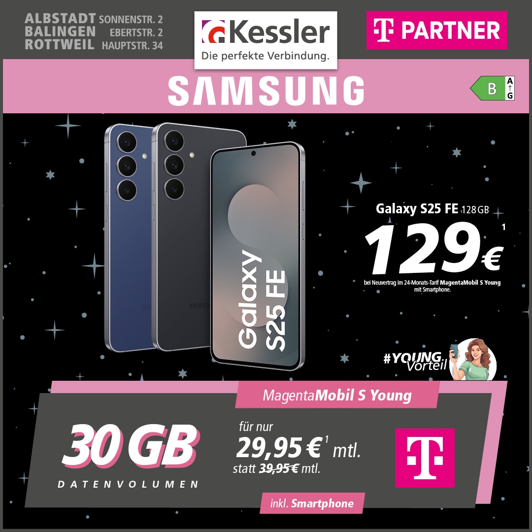 MagentaMobil S Young Samsung mit Galaxy S25 FE
