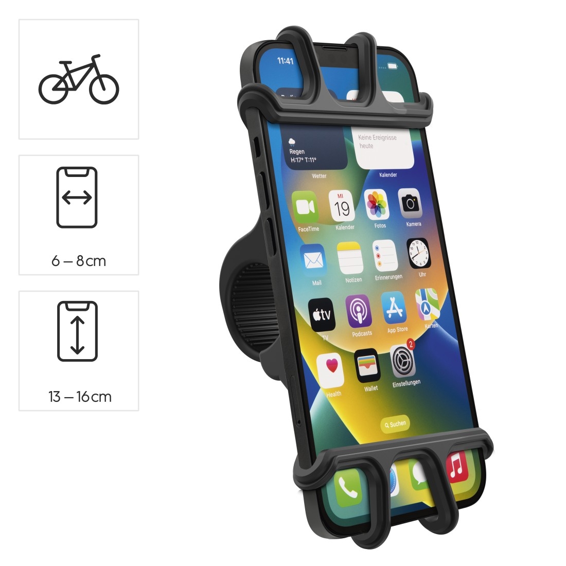Fahrrad-Handyhalterung "Flexible", universal