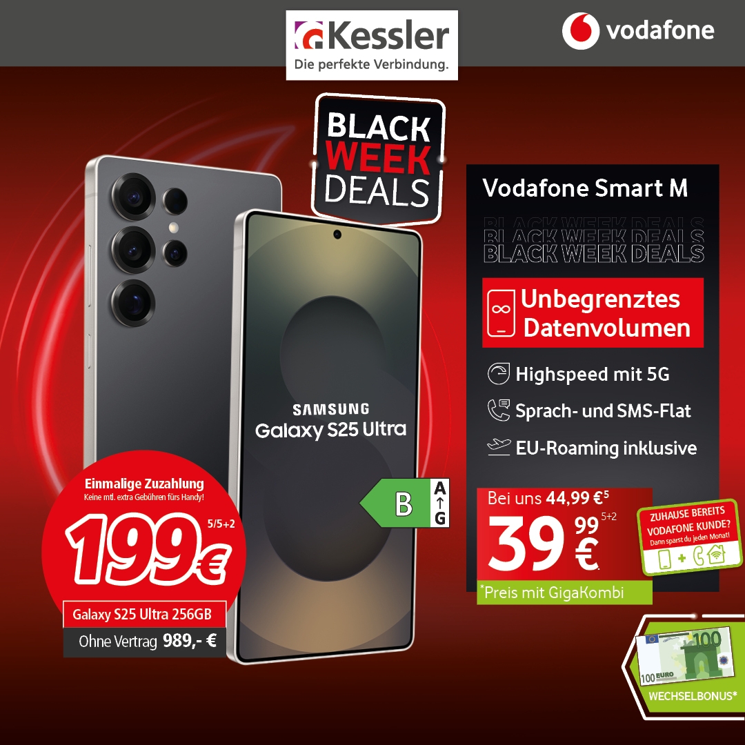 Vodafone Smart M mit Galaxy S25 Ultra