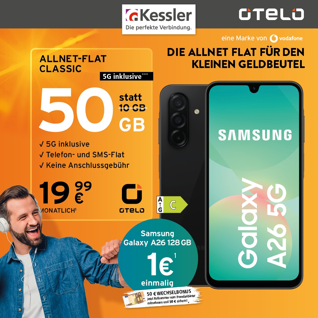 OTELO Classic mit Samsung A26 128GB