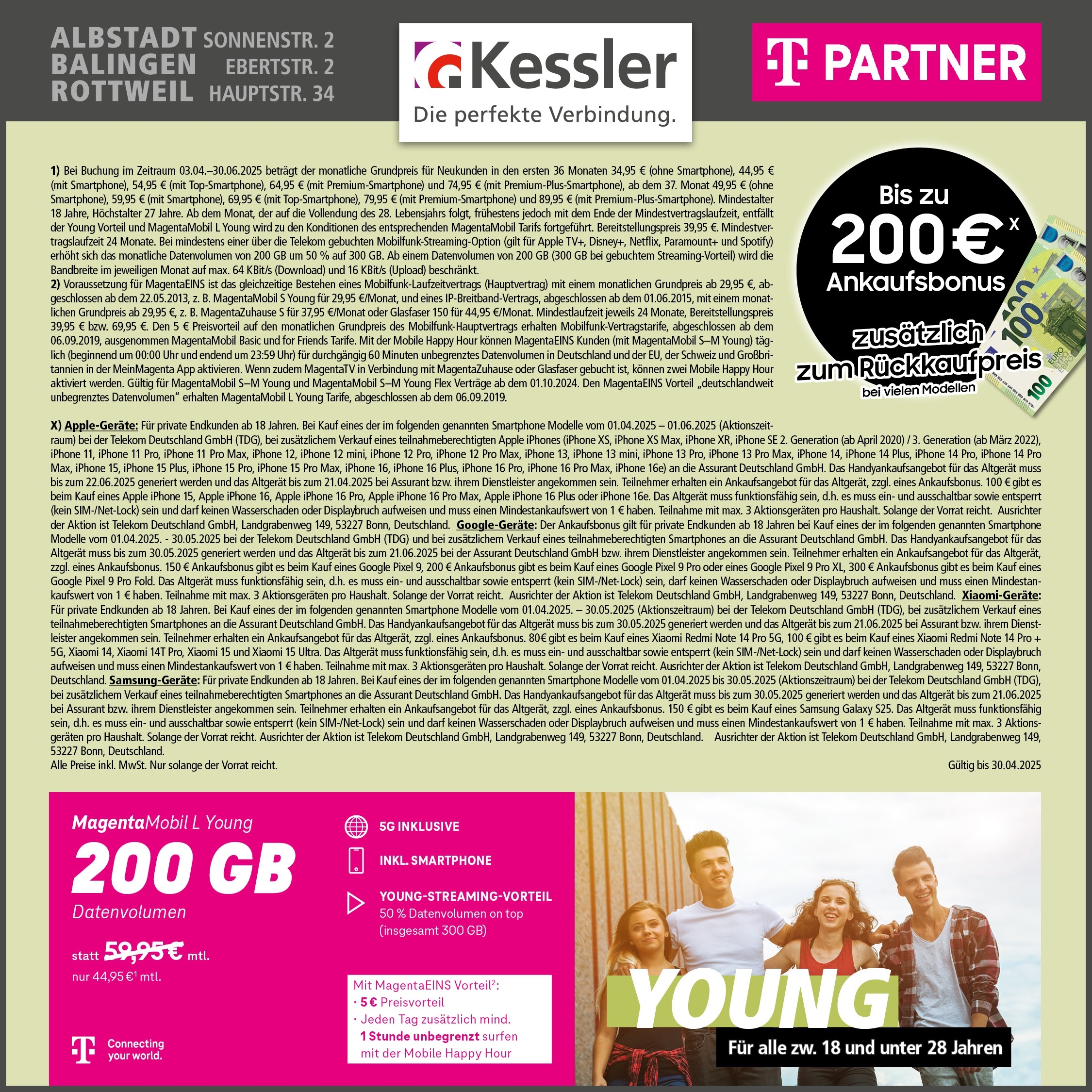 MagentaMobil L Young und IPhone 16 Pro