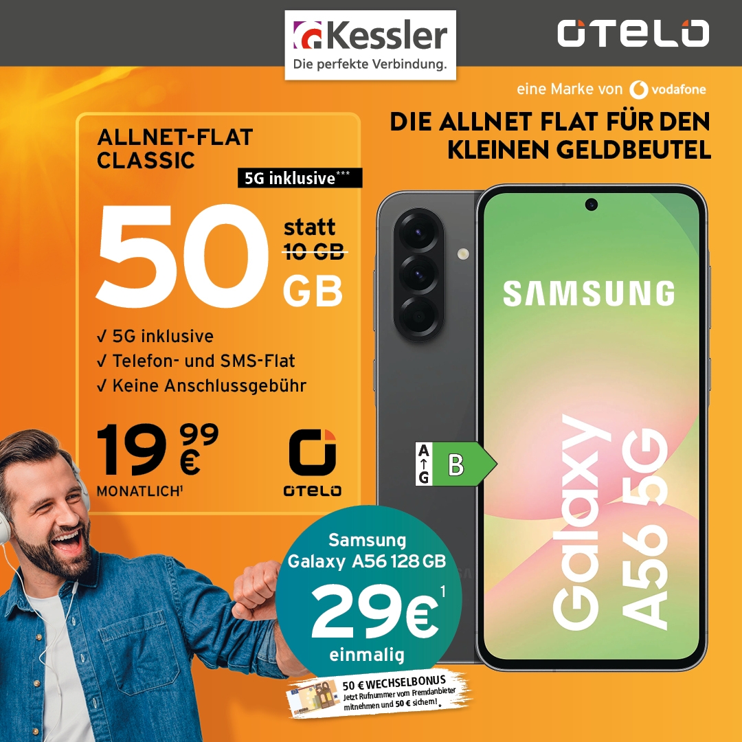 OTELO Classic mit Samsung A56 128GB